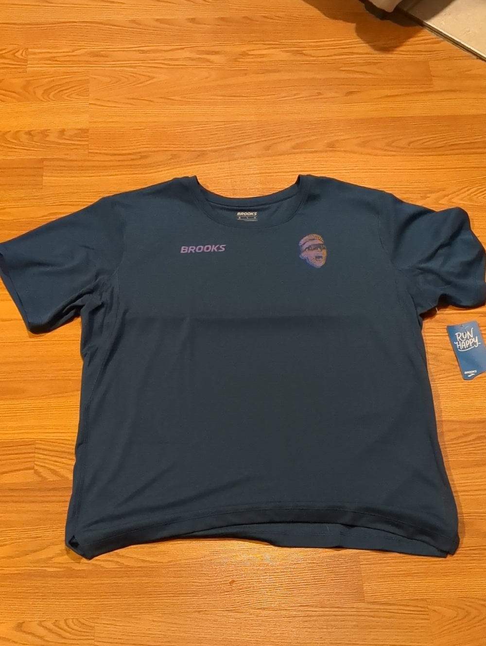 Brooks NWT Dash Short Sleeve Josh Kerr Believe The Hype Run Shirt Mens L
